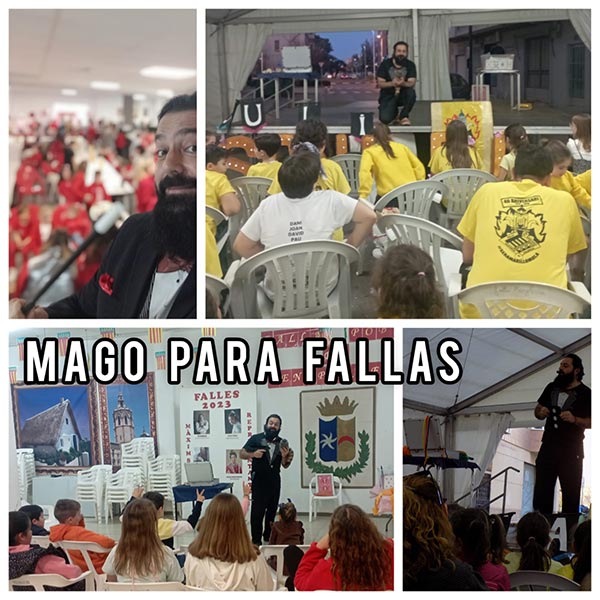 Mago valencia cumpleaños comunion fallas